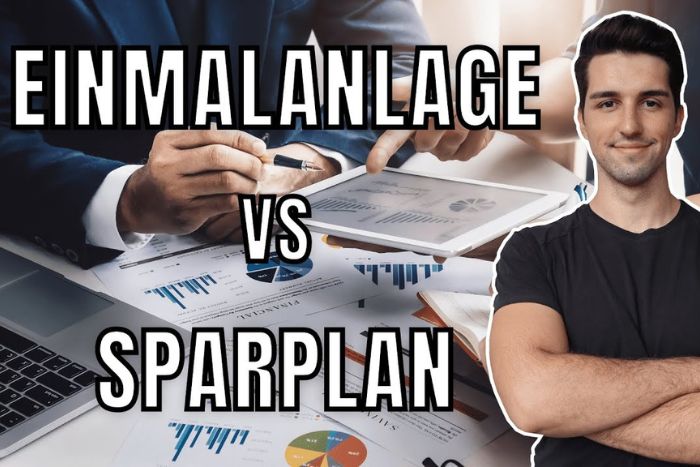 Einmalanlage vs Sparplan